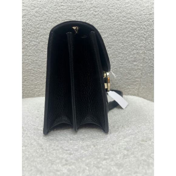 Gucci Women's Black Leather Mini Bag with Interlocking G - Made in Italy - Picture 6 of 6